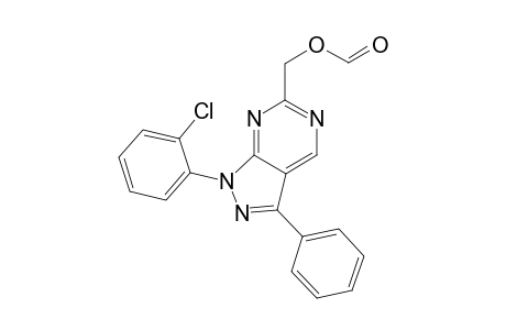 1-(2-Chlorophenyl)-6-[(formyloxy)methyl]-3-phenyl-1H-pyrazolo-[3,4-d]pyrimidine