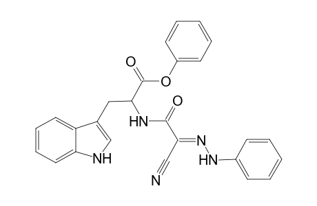 Phenyl 2-(2-cyano-2-phenylhydrazonoacetamido)-3-(1H-indol-3-yl)propanoate