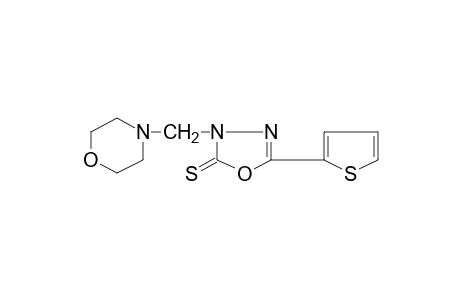 4-(MORPHOLINOMETHYL)-2-(2-THIENYL)-DELTA^2-1,3,4-OXADIAZOLINE-5-THIONE