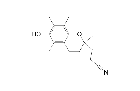 2-Cyanoethyl-6-hydroxy-2,5,7,8-tetramethyl-3,4-dihydro-2h-1-benzopyran
