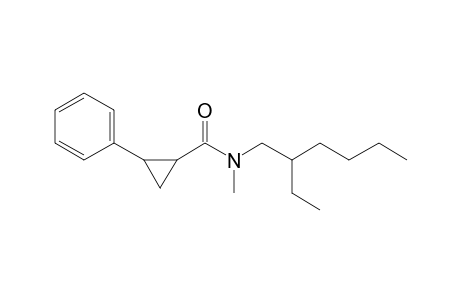 1-Cyclopropanecarboxamide, 2-phenyl, N-methyl-N-(2-ethylhexyl)-