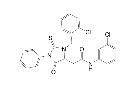 2-[3-(2-chlorobenzyl)-5-oxo-1-phenyl-2-thioxo-4-imidazolidinyl]-N-(3-chlorophenyl)acetamide