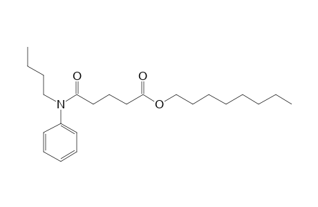 Glutaric acid, monoamide, N-butyl-N-phenyl-, octyl ester