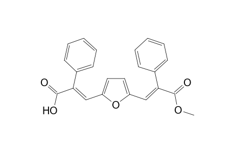 2-(E)-(2-carboxylate styryl)-5-(E)-(2-carbomethoxystyryl)furan