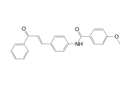 Benzamide, 4-methoxy-N-(3-oxo-3-phenyl-1-propenylphenyl)-
