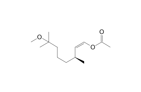 (S,Z)-7-methoxy-3,7-dimethyloct-1-enyl acetate