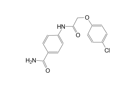 4-{[(4-chlorophenoxy)acetyl]amino}benzamide