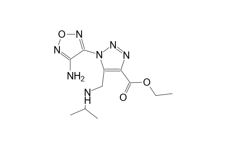 1H-[1,2,3]Triazole-4-carboxylic acid, 1-(4-aminofurazan-3-yl)-5-(isopropylaminomethyl)-, ethyl ester