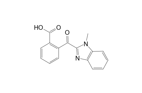 2-(1-Methylbenzimidazol-2-yl)carbonylbenzoic acid