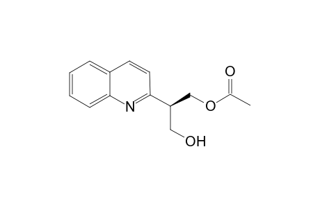 (R)-3-(Acetoxy)-2-(2-quinolyl)propan-1-ol