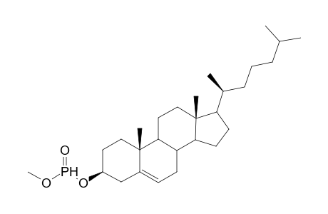 (3S,10R,13R)-10,13-dimethyl-17-((S)-6-methylheptan-2-yl)-2,3,4,7,8,9,10,11,12,13,14,15,16,17-tetradecahydro-1H-cyclopenta[a]phenanthren-3-yl methyl phosphonate