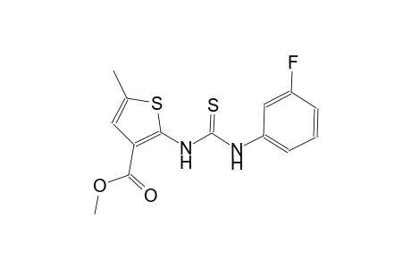 methyl 2-{[(3-fluoroanilino)carbothioyl]amino}-5-methyl-3-thiophenecarboxylate