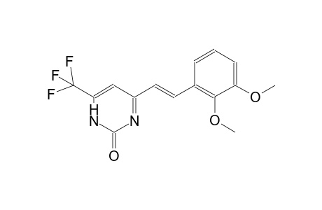 4-[(E)-2-(2,3-dimethoxyphenyl)ethenyl]-6-(trifluoromethyl)-2(1H)-pyrimidinone