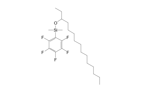 [(1-Ethyltridecyl)oxy](dimethyl)(2,3,4,5,6-pentafluorophenyl)silane