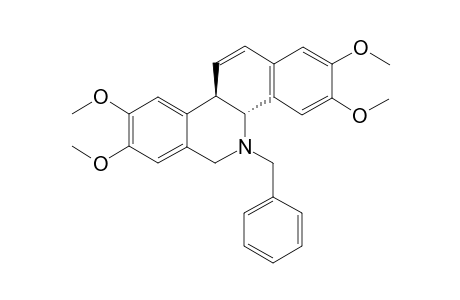 (4bR,10bR)-2,3,8,9-tetramethoxy-5-(phenylmethyl)-6,10b-dihydro-4bH-benzo[c]phenanthridine