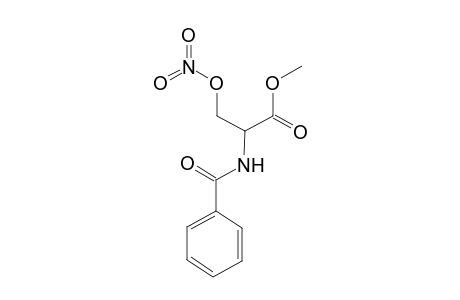 N-Benzoyl-O-.beta.-nitroserine methyl ester