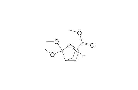 7,7-Dimethoxy-2-endo-methyl-2-exo-carbomethoxybicyclo[2.2.1]heptane