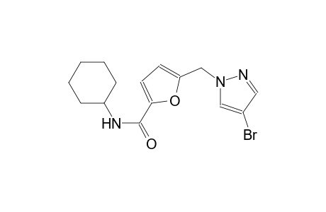 2-furancarboxamide, 5-[(4-bromo-1H-pyrazol-1-yl)methyl]-N-cyclohexyl-