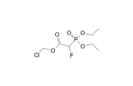 2-Diethoxyphosphoryl-2-fluoro-acetic acid chloromethyl ester