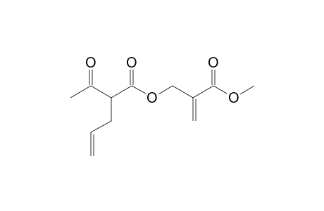 2-ACETYL-PENT-4-ENOIC-ACID-2'-METHOXYCARBONYL-ALLYLESTER