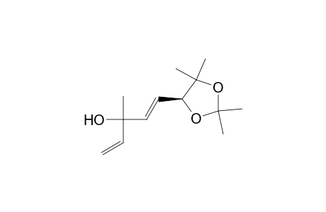 1,4-Pentadien-3-ol, 3-methyl-1-(2,2,5,5-tetramethyl-1,3-dioxolan-4-yl)-, [S-[R*,S*-(E)]]-