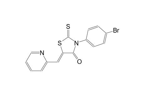 (5Z)-3-(4-bromophenyl)-5-(2-pyridinylmethylene)-2-thioxo-1,3-thiazolidin-4-one