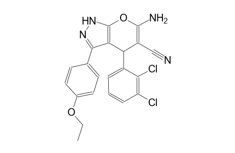 6-amino-4-(2,3-dichlorophenyl)-3-(4-ethoxyphenyl)-1,4-dihydropyrano[2,3-c]pyrazole-5-carbonitrile