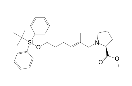 (S)-METHYL-1-[(E)-6-TERT.-BUTYLDIPHENYLSILYLOXY)-2-METHYLHEX-2-ENYL]-PYRROLIDINE-2-CARBOXYLATE