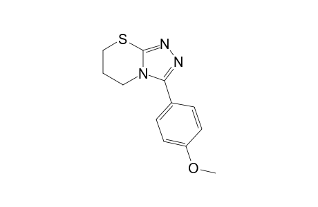 3-(4-Methoxyphenyl)-6,7-dihydro-5H-[1,2,4]triazolo[3,4-b][1,3]thiazine