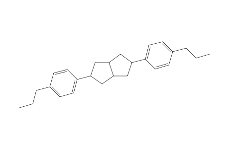 2,5-bis(4-propylphenyl)-1,2,3,3a,4,5,6,6a-octahydropentalene