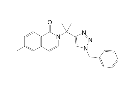 2-[2-(1-Benzyl-1H-1,2,3-triazol-4-yl)propan-2-yl]-6-methylisoquinolin-1(2H)-one