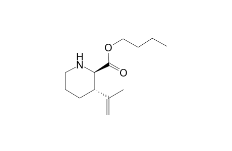 (2R,3S)-3-(1-methylethenyl)-2-piperidinecarboxylic acid butyl ester