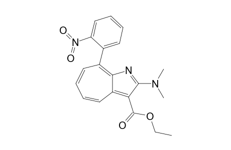 Ethyl 2-dimethylamino-8-(2-nitrophenyl)-1-azaazulene-3-carboxylate