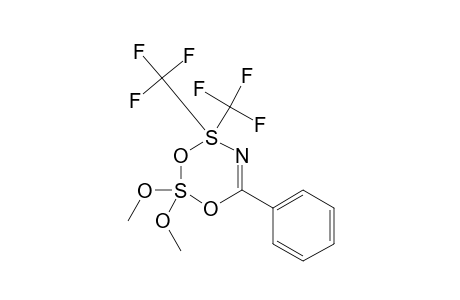 2,2-dimethoxy-6-phenyl-4,4-bis(trifluoromethyl)-1,3,2,4,5-dioxadithiazine