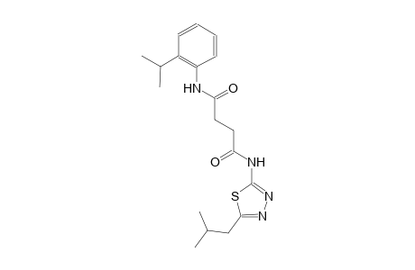N~1~-(5-isobutyl-1,3,4-thiadiazol-2-yl)-N~4~-(2-isopropylphenyl)succinamide