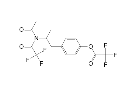 Acetic acid, trifluoro-, 4-[2-[acetyl(trifluoroacetyl)amino]propyl]phenyl ester, (.+-.)-