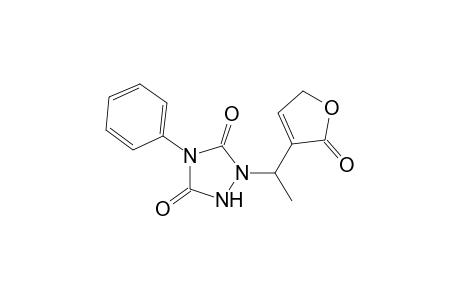 1-(1-(4-oxa-5-oxocyclopentenyl)ethyl)-4-phenyl-1,2,4-triazolidine-3,5-dione