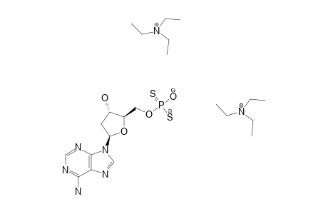 2'-DEOXYADENOSIN-5'-YL_PHOSPHORODITHIOATE_DITRIETHYLAMMONIUM_SALT