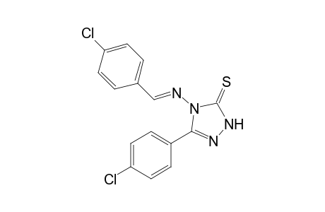 4-(4-Chloro-benzylideneamino)-5-(4-chlorophenyl)-2H-1,2,4-triazole-3(4H)-thione