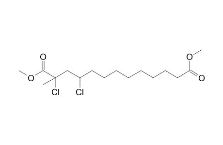Dimethyl 2,4-dichloro-2-methyltridecanedioate