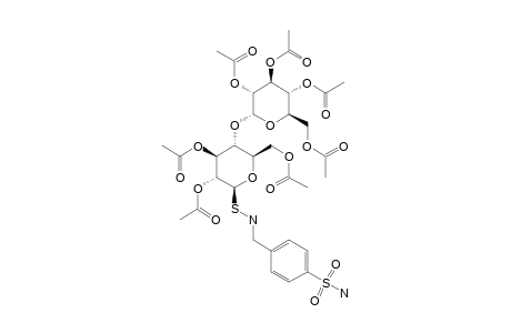 N-4-(AMINOSULFONYL)-BENZYL-S-(2,2',3,3',4',6,6'-HEPTA-O-ACETYL-1-THIO-BETA-LACTOSYL)-SULFENAMIDE