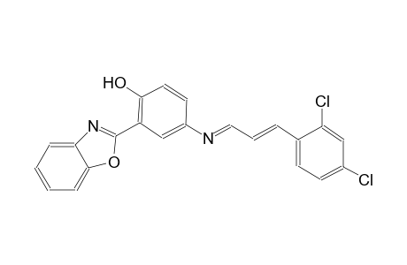 2-(1,3-benzoxazol-2-yl)-4-{[(E,2E)-3-(2,4-dichlorophenyl)-2-propenylidene]amino}phenol