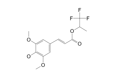 Sinapic acid, 1,1,1-trifluoro-2-propyl ester