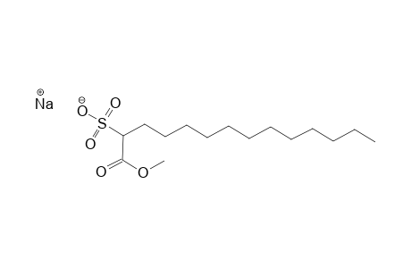 Na-Alpha-sulfo-myristic acid methyl ester; sulfotetradecylic acid methyl ester, Na salt