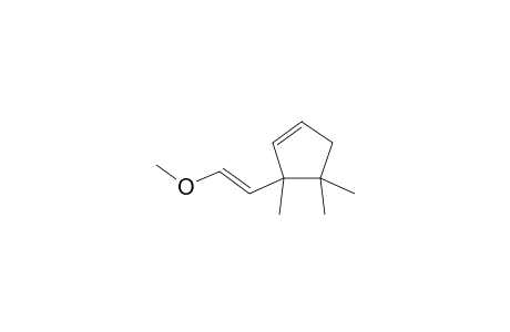 3-(2-Methoxyvinyl)-3,4,4-trimethylcyclopentene