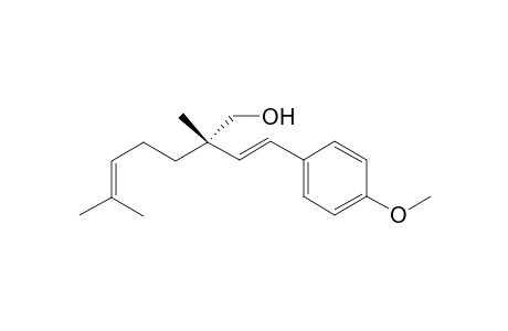 2-[(E)-2'-(4'-Methoxyphenyl)ethenyl]-2,6-dimethylhept-5-en-1-ol