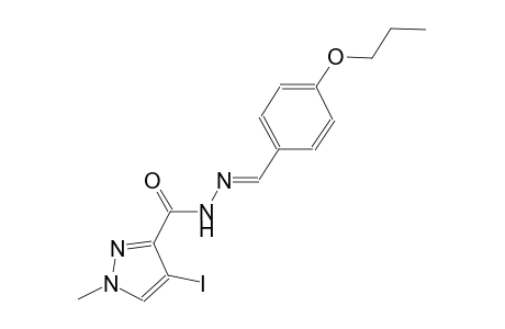 4-iodo-1-methyl-N'-[(E)-(4-propoxyphenyl)methylidene]-1H-pyrazole-3-carbohydrazide