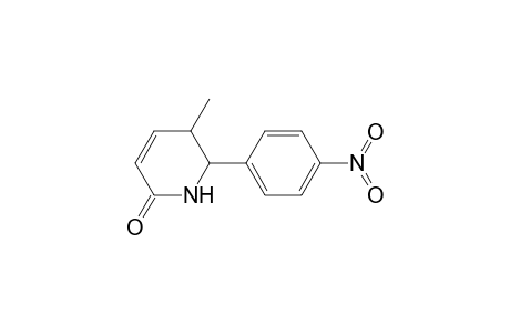 (E)-5,6-Dihydro-5-methyl-6-(4-nitrophenyl)-2(1H)-pyridinone