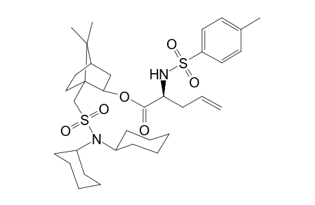 (R)-N-Tosylallylglycine 10-N,N-dicyclohexylosulfamoyl-(2R)-isobornyl ester