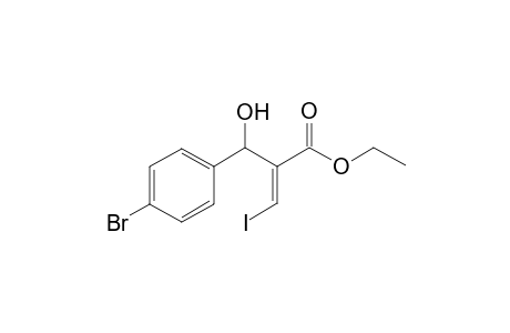 (E)-ethyl 2-((4-bromophenyl)(hydroxy)methyl)-3-iodoacrylate